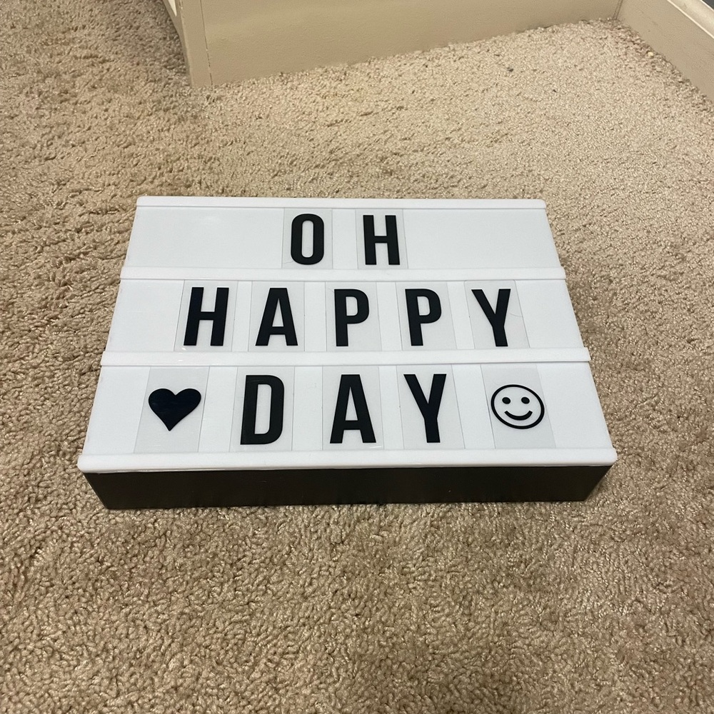 Lightbox Message Board Sign - Picture 3 of 7
